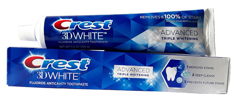 Kem tẩy trắng răng của mỹ Crest 3D White