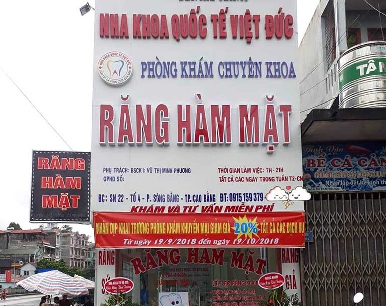 Phòng khám nha khoa Việt Đức - Cao Bằng
