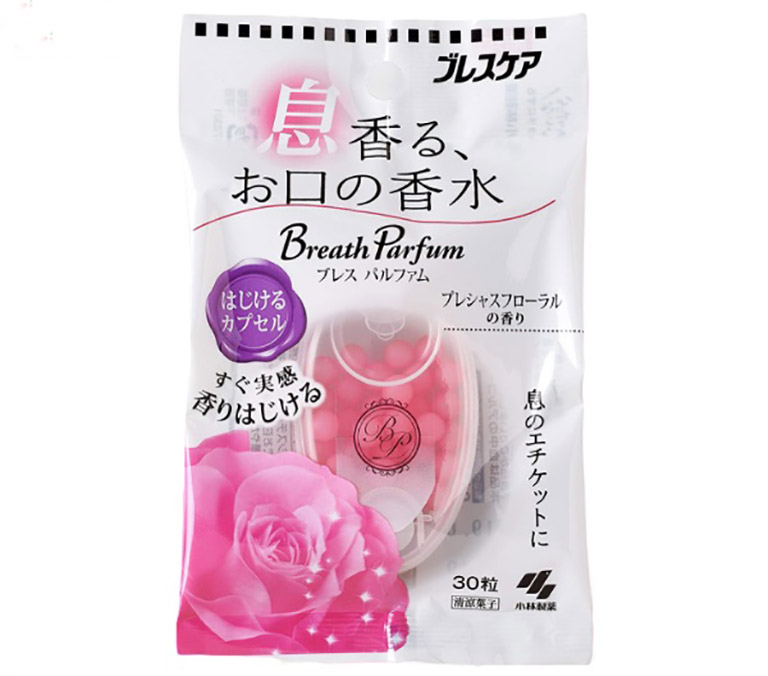 Viên uống Kobayashi Breath Parfum hương hoa hồng
