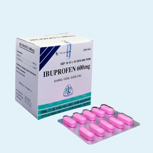 Thành phần chính thuốc giảm đau răng Ibuprofen là Ibuprofen