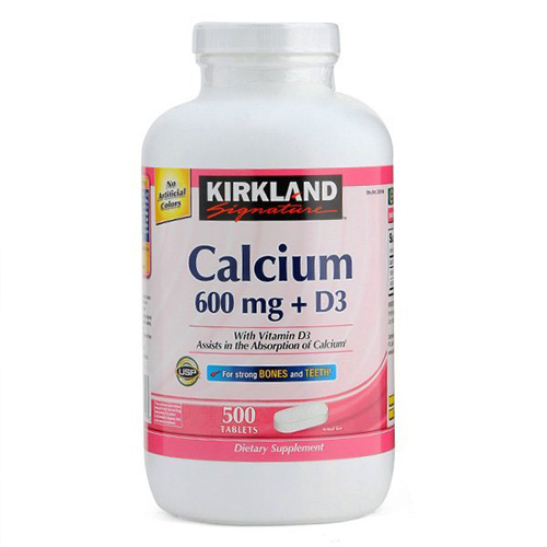 Uống thuốc gì cho răng chắc khỏe - Calcium + D3 Kirkland