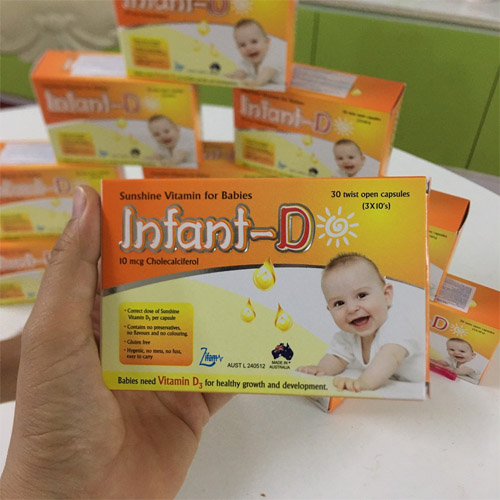 INFANT D có chứa thành phần an toàn