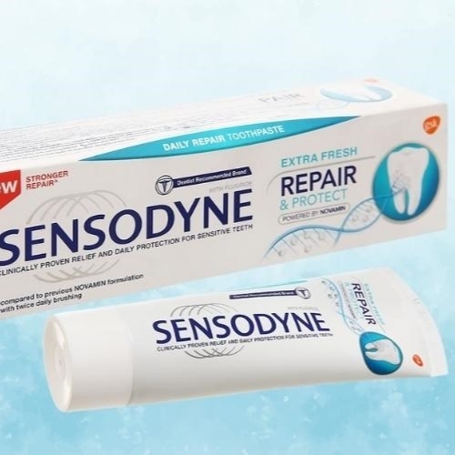 Sensodyne Repair & Protect Extra Fresh phục hồi sâu răng